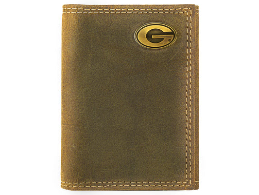 VINTAGE TAN TRIFOLD- BRASS GEORGIA