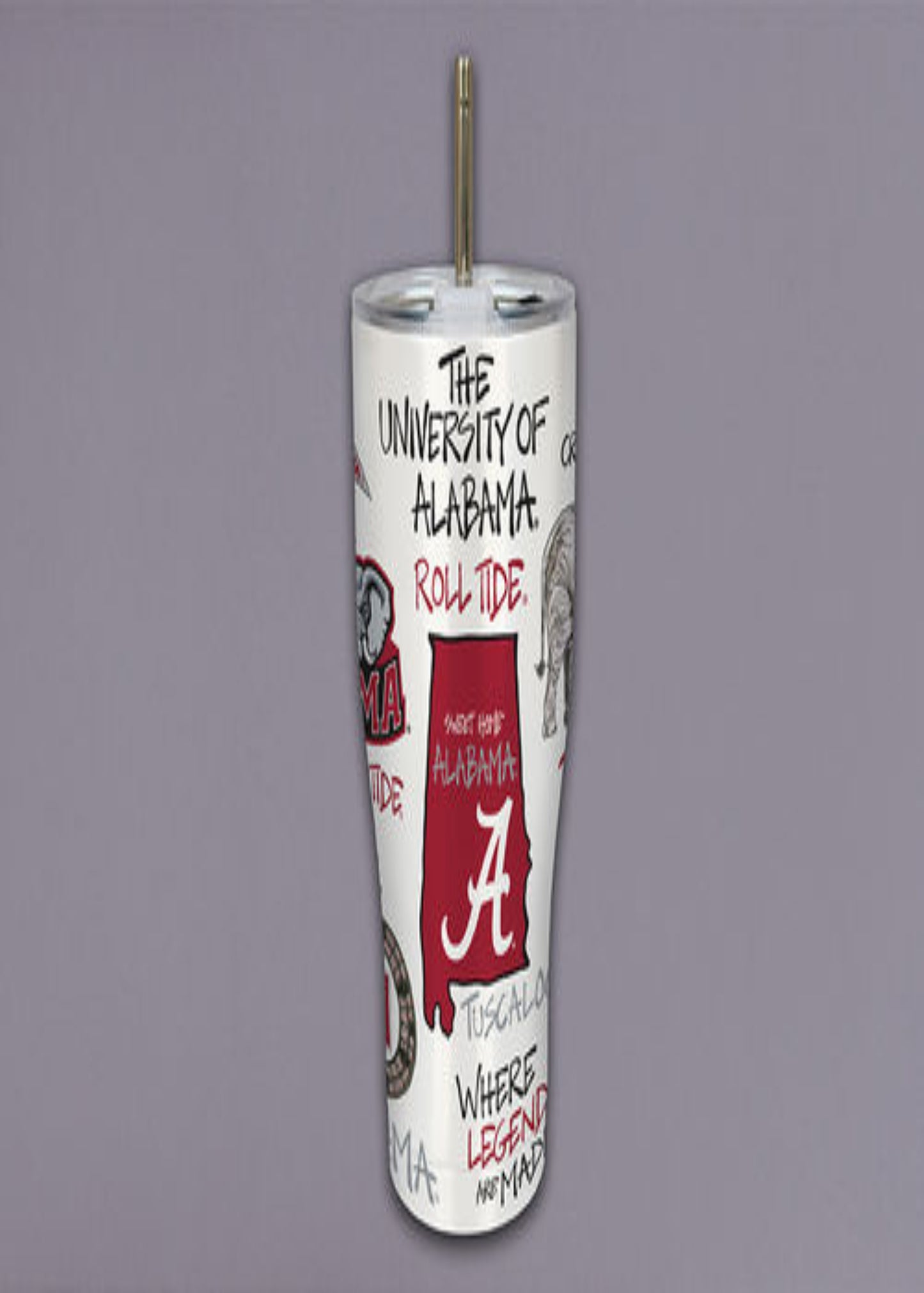 ALABAMA ICON METAL TUMBLER