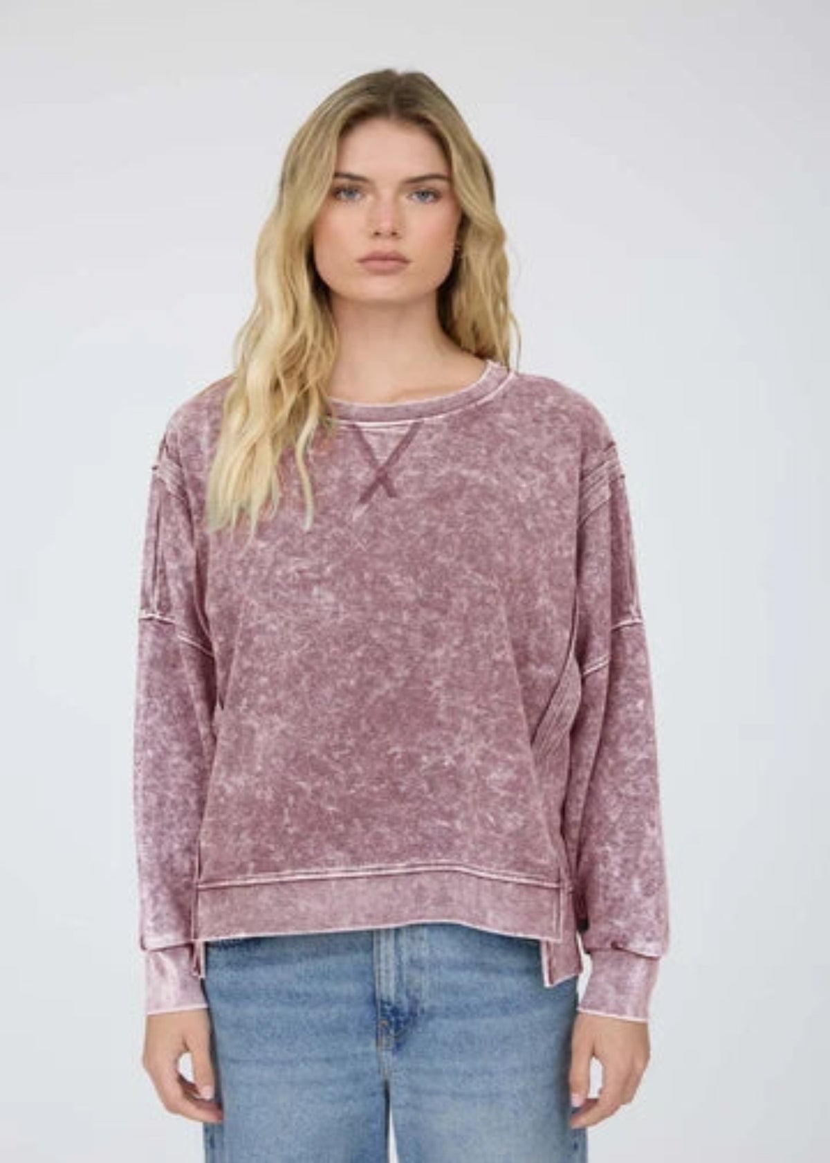 MILA TOP - MAROON