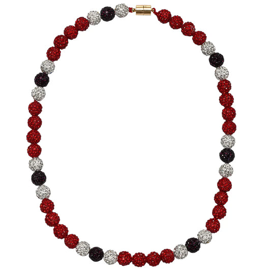 KIDS DISCO BALL NECKLACE - RED, BLACK, WHITE
