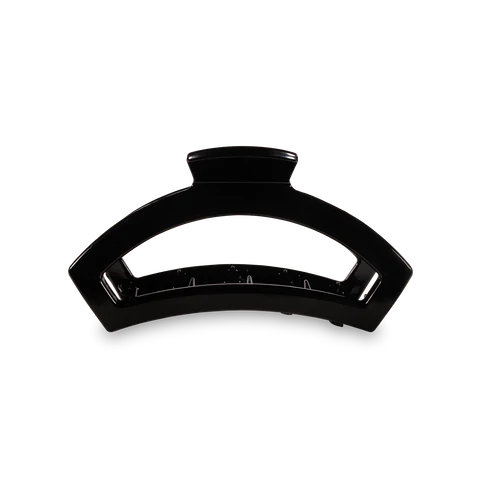 OPEN JET BLACK MEDIUM HAIR CLIP