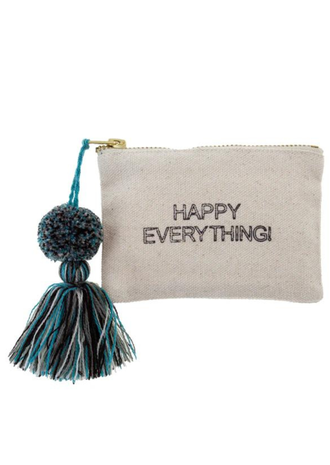 CANVAS TASSEL CARD HOLDER-HAPPY EVERYTHING