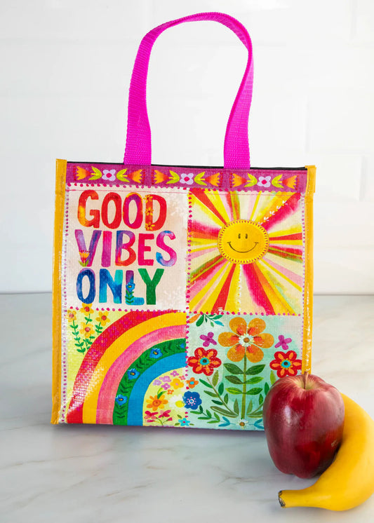 INSULATED LUNCH BAG - GOOD VIBES