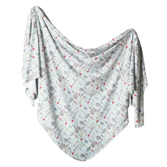 Trout Knit Blanket Single