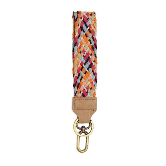 1.5'' MULTI TWILL WOVEN WRISTLET KEYCHAIN