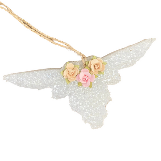 FLOWERED LONGHORN EMBELLISHED FRESHIE - CLEAN COTTON