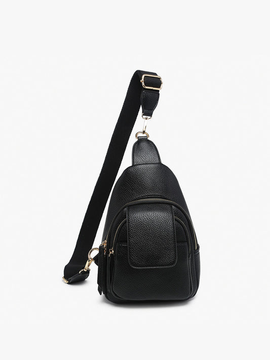 SOPHIA SLING BAG-BLACK