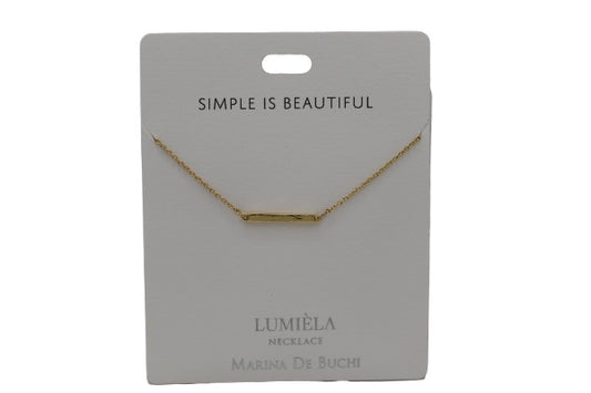 LUMIELA NECKLACE-BAR SHAPE