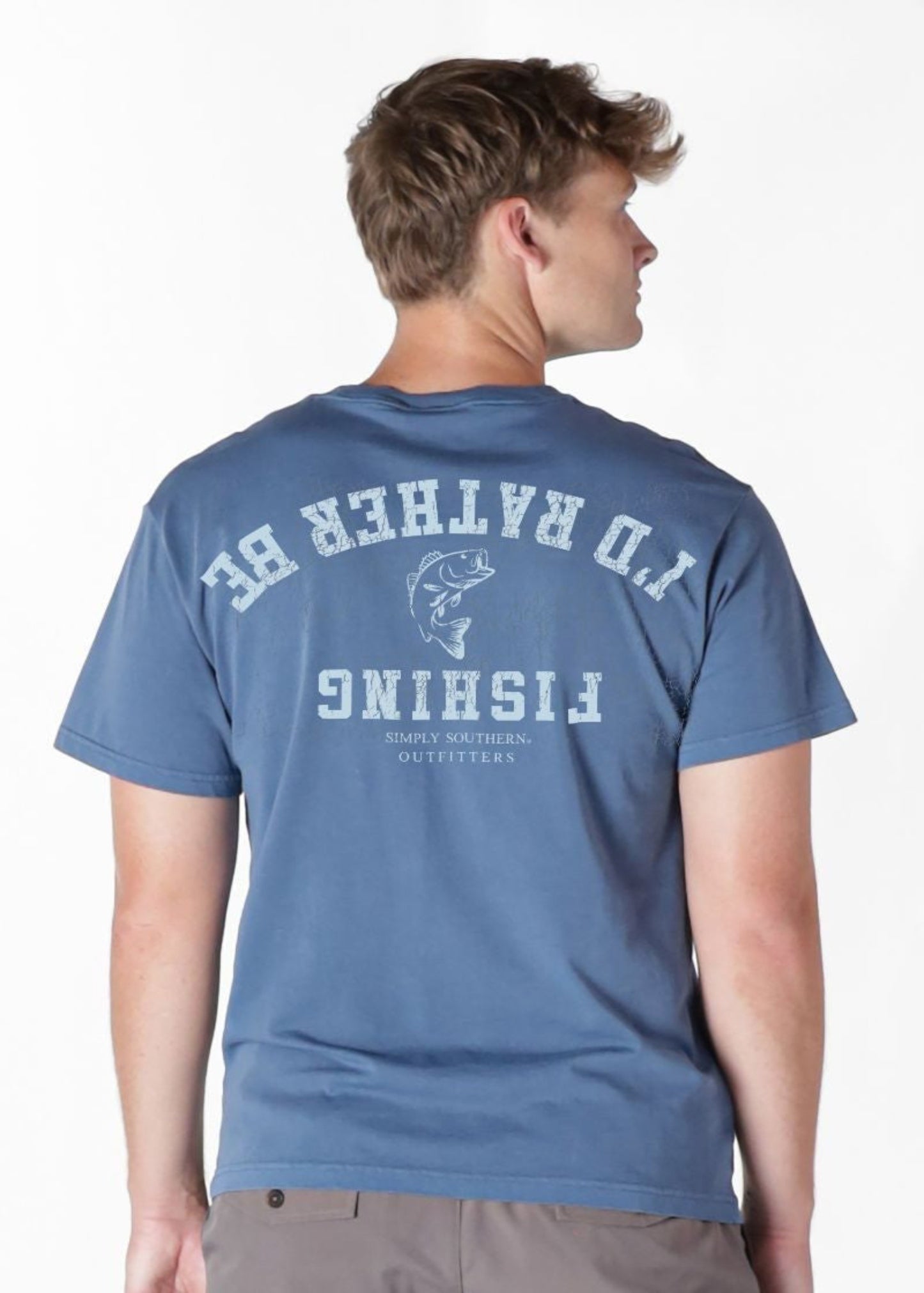 I'D RATHER BE FISHING TEE - OVRCST
