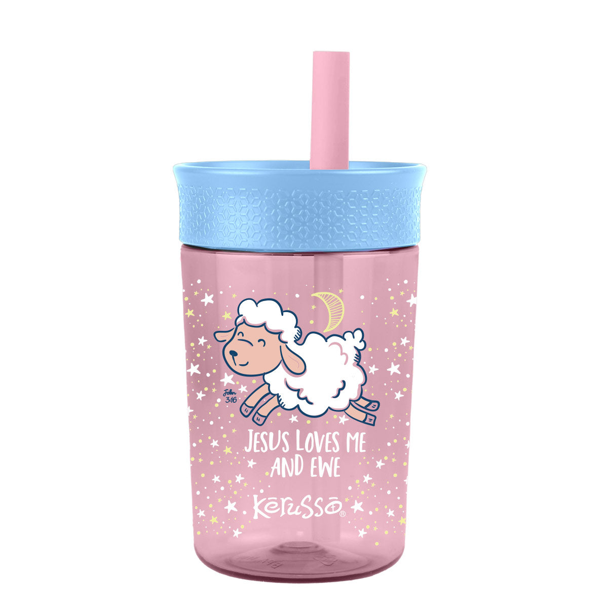 Silicone Straw Cups - Goose & Lamb