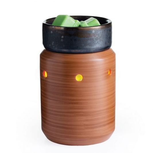 Midsize Illumination Fragrance Warmer Pewter Walnut