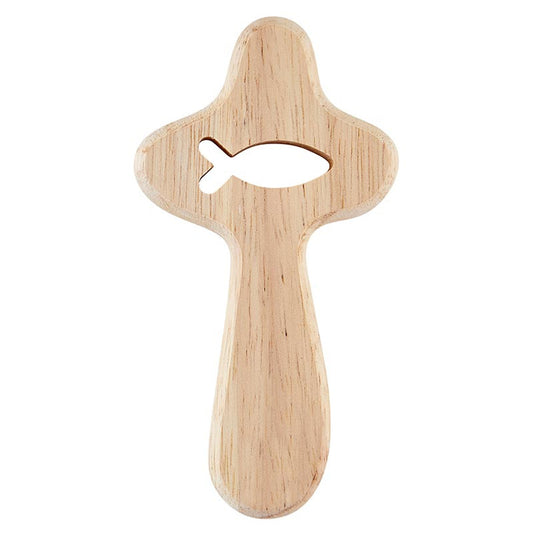 CUTOUT HANDHELD CROSS- FISH