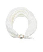 PEARL SCARF CHOKER - WHITE
