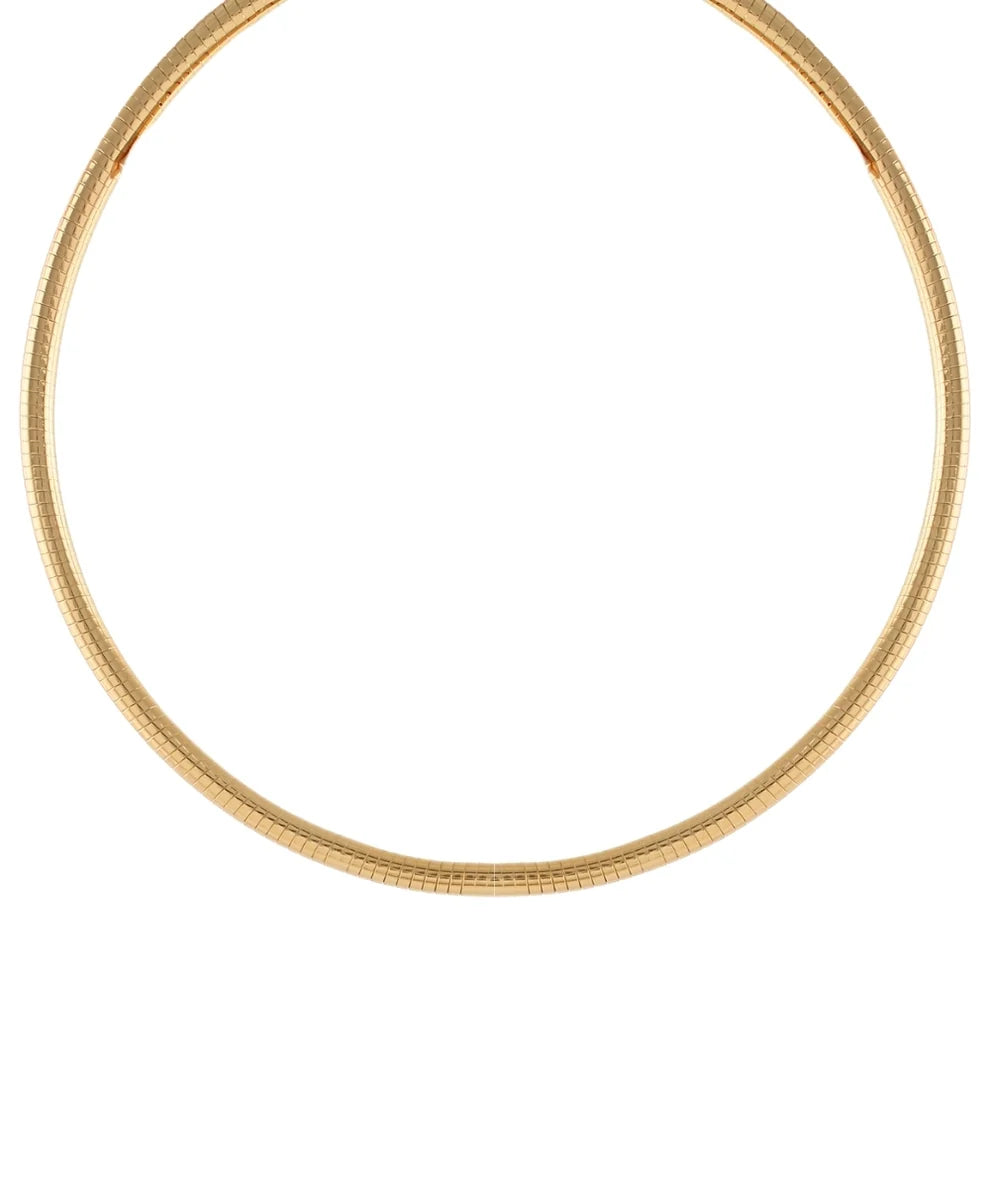 OVERLAPPING OMEGA CHOKER - GOLD