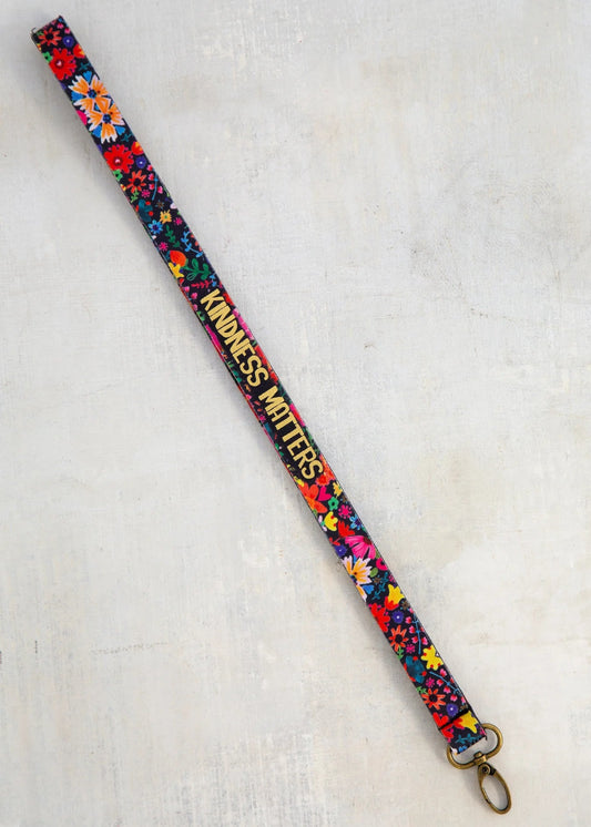 NEOPRENE KEY LANYARD - KINDNESS MATTERS