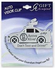 ARRIVE ALIVE VISOR CLIP