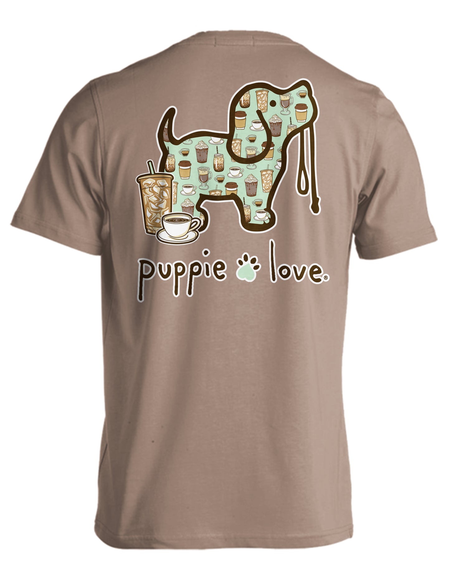 PUPPIE LOVE- COFFEE PATTERN
