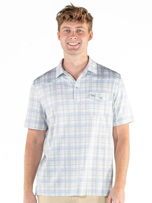 Western Performance Polo - BLUE
