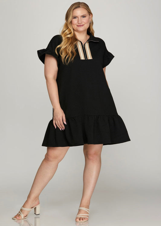 OLIVIA DRESS- BLACK