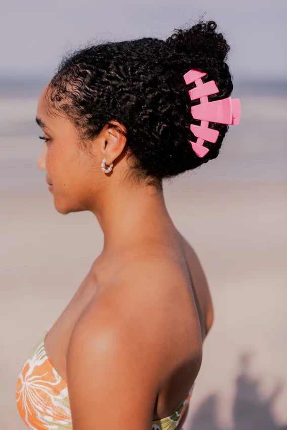 CLASSIC PARADISE PINK LARGE HAIR CLIP