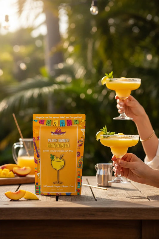PEACH MANGO MARGARITA - COCKTAIL SLUSH MIX SMALL