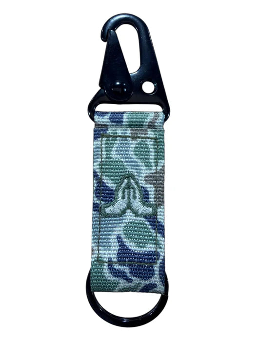 Tap To Pray™ - Tactical Carabiner Keychain - MOSS CAMO