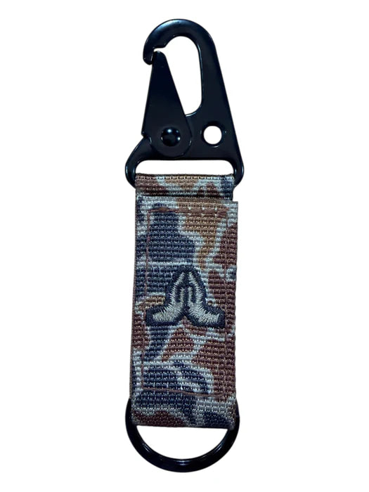 Tap To Pray™ - Tactical Carabiner Keychain - SAHARA CAMO