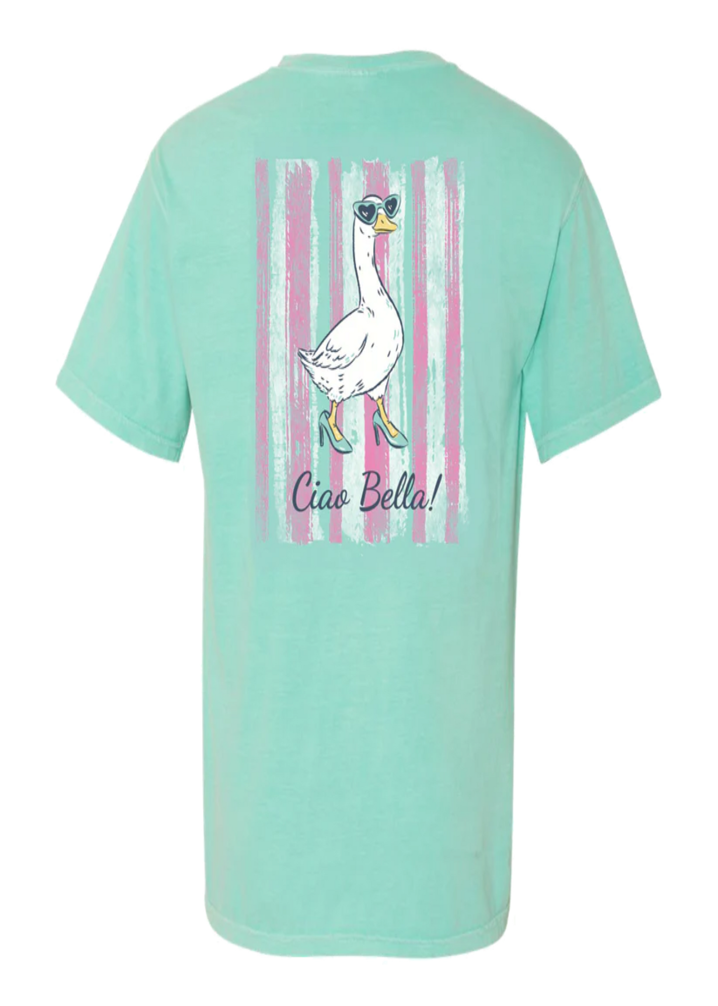 HELLO BEAUTIFUL TSHIRT - CHALKY MINT