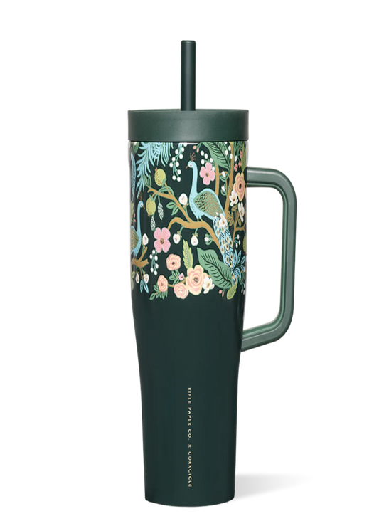 Cruiser-22oz Rifle Paper - Peacock Blue