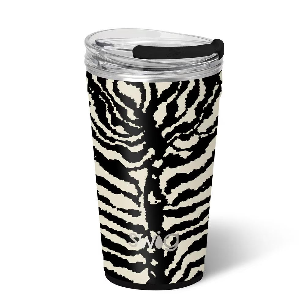 ZEBRA PARTY CUP 24 OUNCE