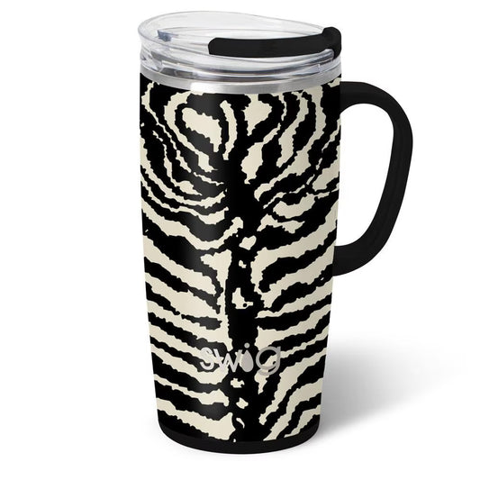 ZEBRA TRAVEL MUG 22 OUNCE