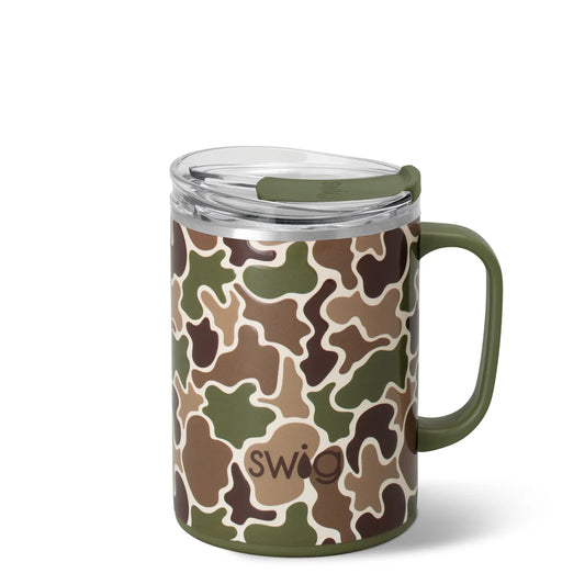 LARGE CAMPER MUG 24oz  - HUNTING CAMO