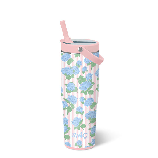 LEAKPROOF TO-GO TUMBLER  30oz - HYDRANGEAS