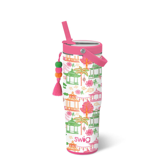 LEAKPROOF TO-GO TUMBLER 30oz - PAGODA PARADISE