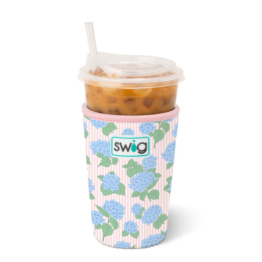 ICED CUP COOLIE MEDIUM - HYDRANGEAS