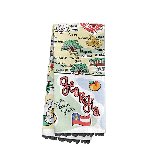 TEA TOWEL - GEORGIA