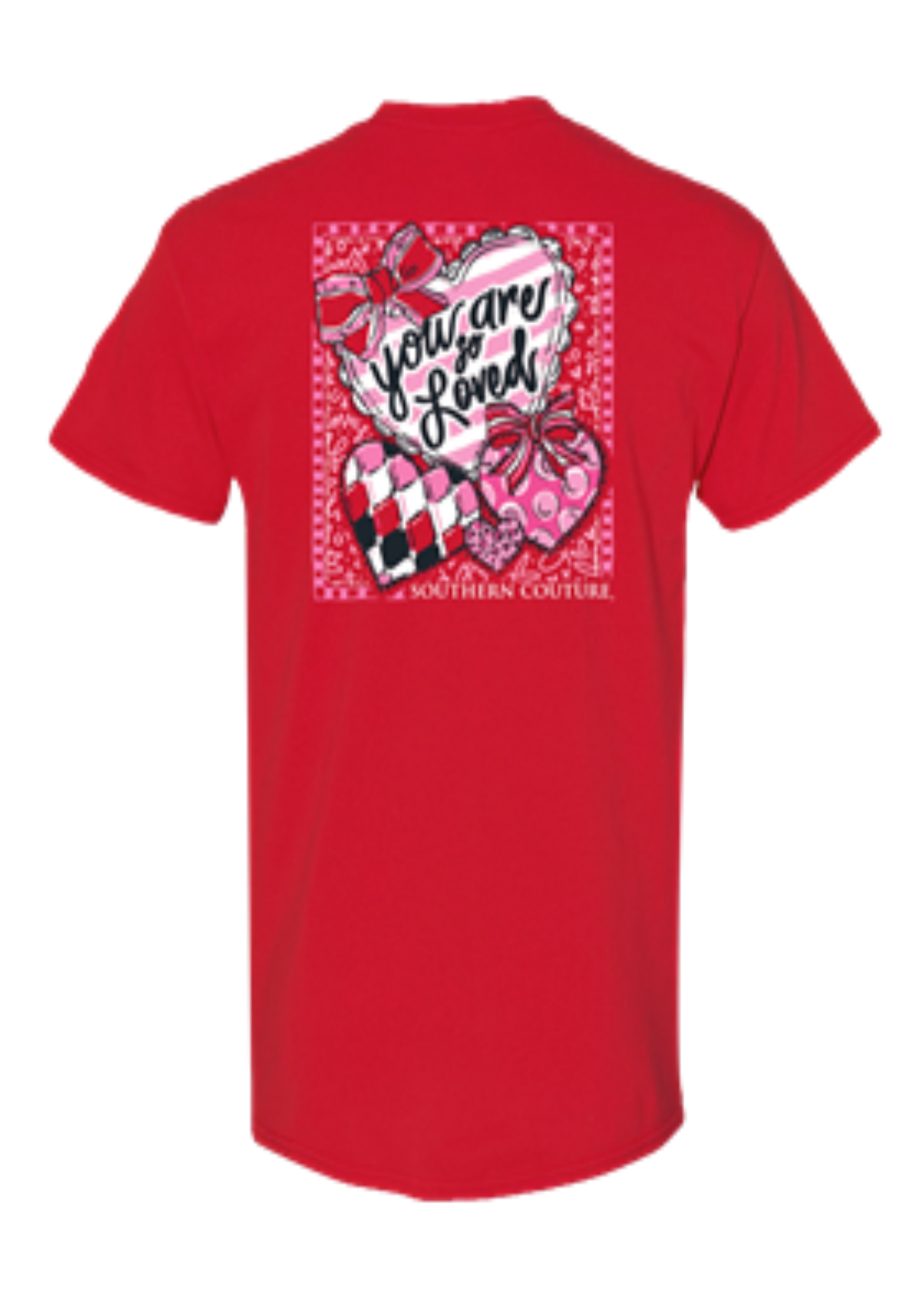 SC Classic You Are So Loved Hearts - Red