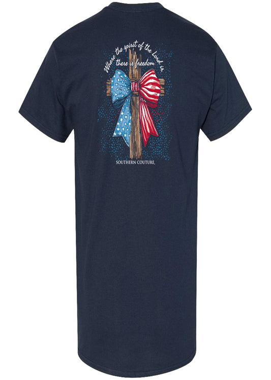 American Bow Cross - Navy