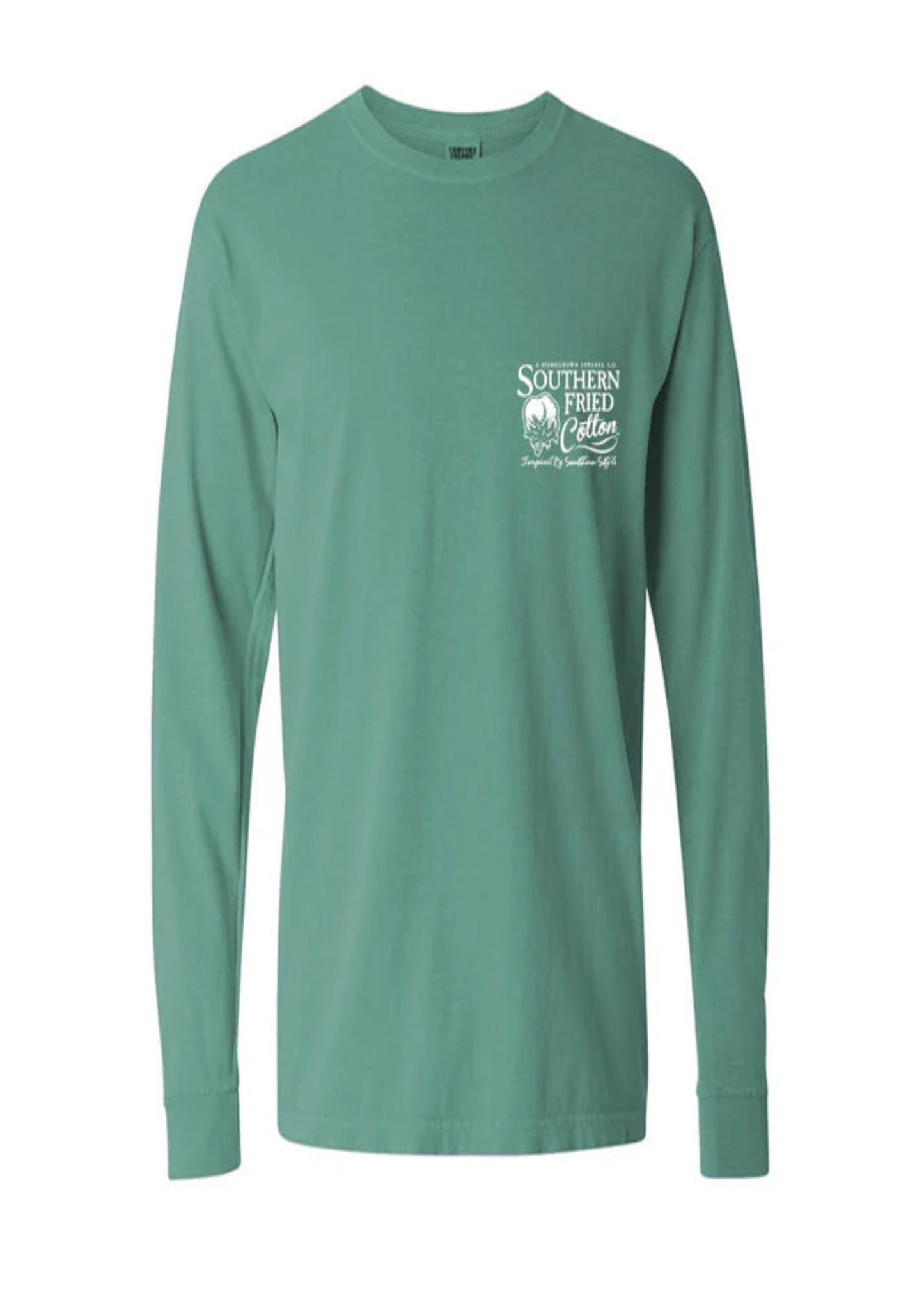 GOOD OL BIRD DOG LONG SLEEVE TEE - LIGHT GREEN