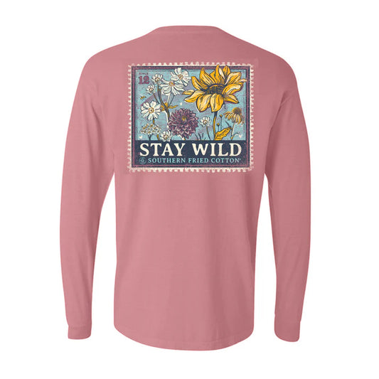 STAY WILD - LONG SLEEVE MAUVE