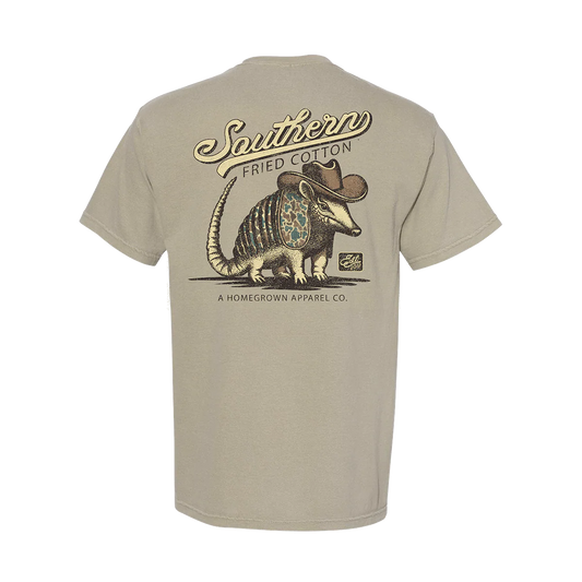 ARMADILLO TEE - SAND BROWN