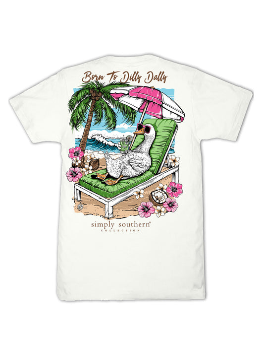 DILLY DALLY TSHIRT - OYSTER