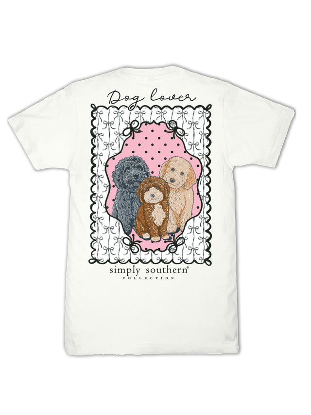 YOUTH DOG LOVER TSHIRT - OYSTER