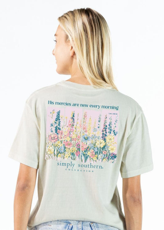 HIS MERCIES ARE NEW TSHIRT - DUST