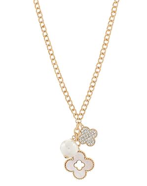 CHARM NECKLACE - GOLD/CREAM