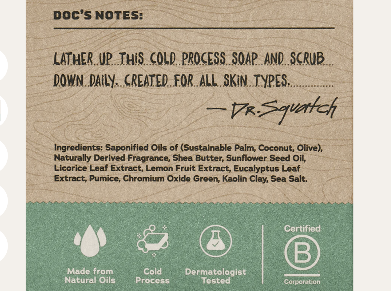 SQUATCH SOAP-RAINFOREST RAPID