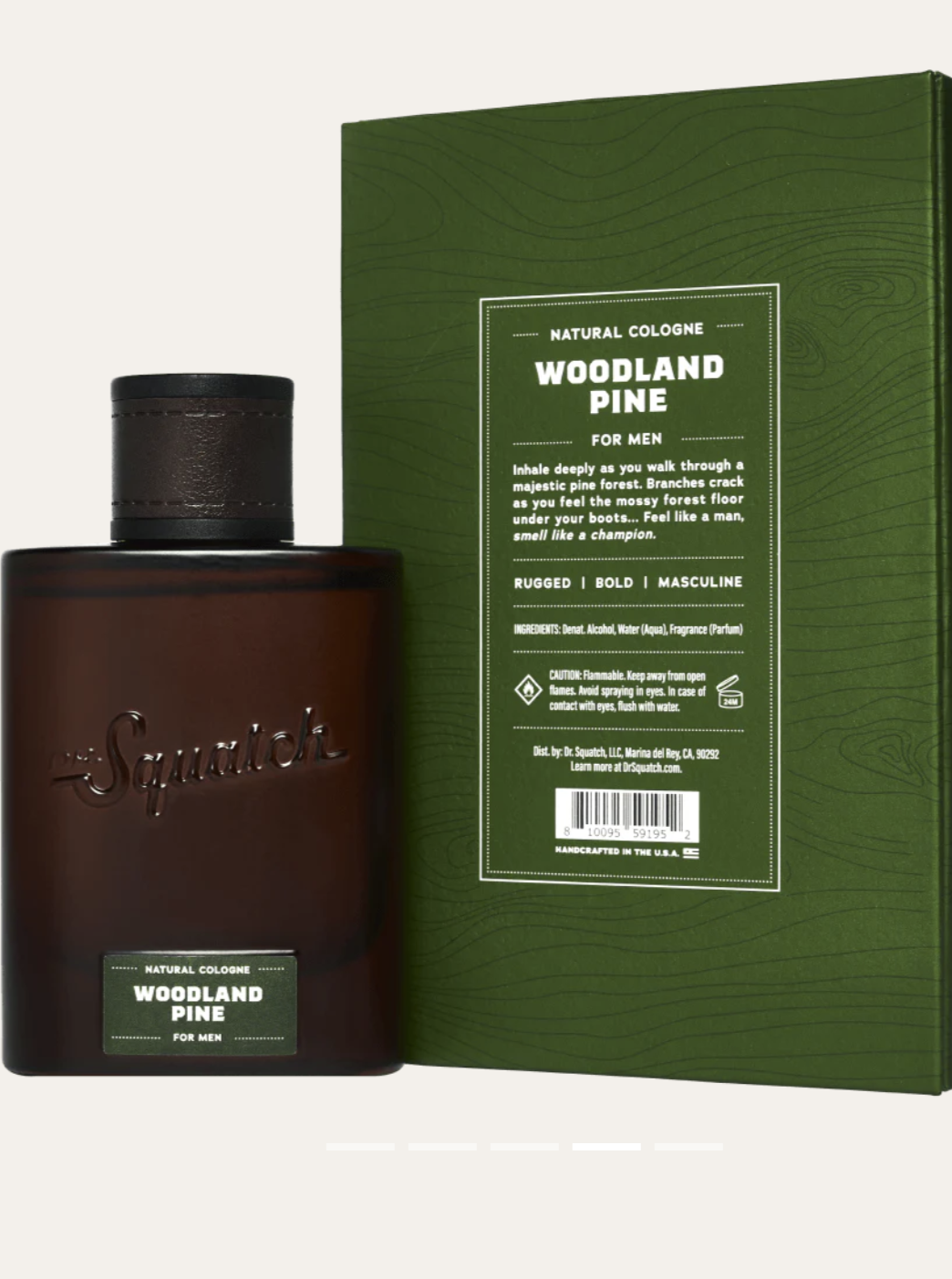 DR. SQUATCH COLOGNE-WOODLAND PINE