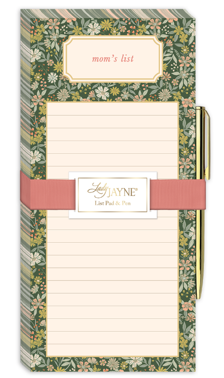 MAGNETIC LIST PAD-FOREST FLORAL