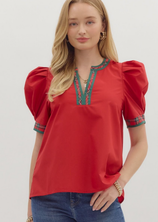 RUBYE TOP - RED