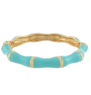 BAMBOO HINGE BRACELET - MINT GREEN